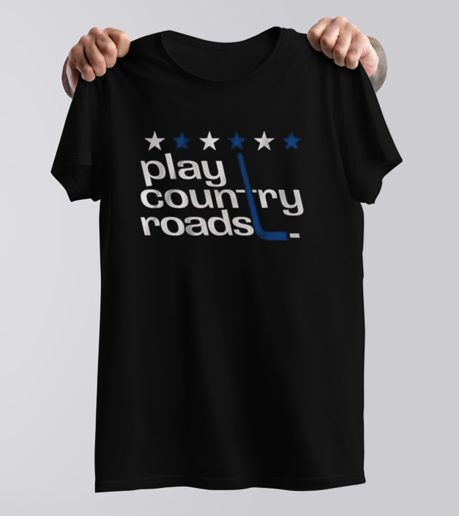Play Country Roads Hockey Stars T-Shirt