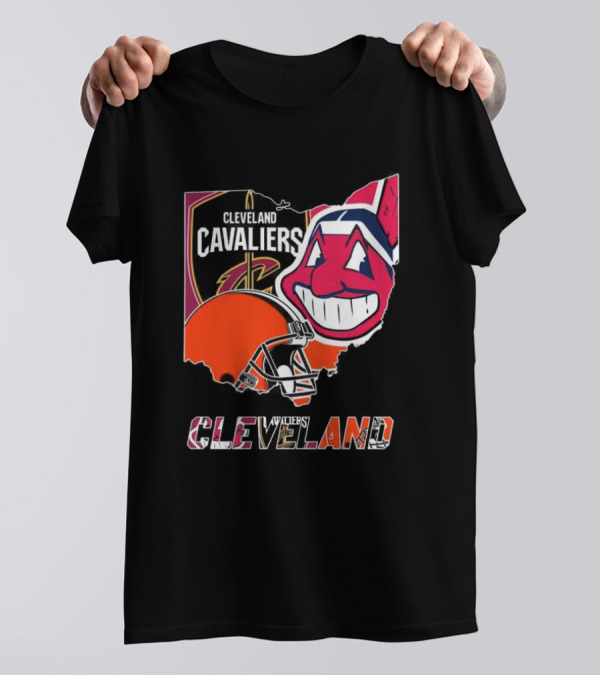 Cleveland Cavaliers Browns Indians Sports Team T-Shirt