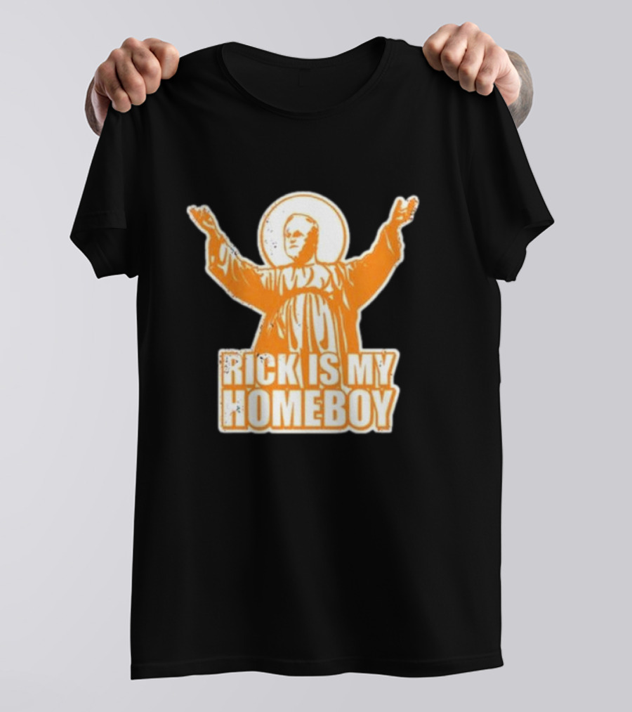 Knoxville Johnny Rick Is My Homeboy Orange T-Shirt