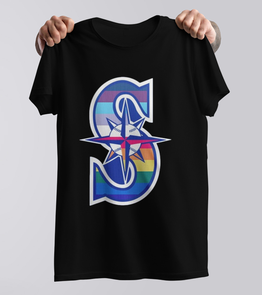 Mariners Pride Month Rainbow T-Shirt