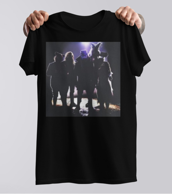 Fightful Wrestling Wyatt Sicks Illuminated Shadow Group Photo T-Shirt