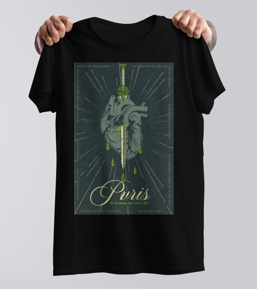 Back To The Original Tender Heart With Pvris St. Andrew’s Hall Detroit June 16 T-Shirt