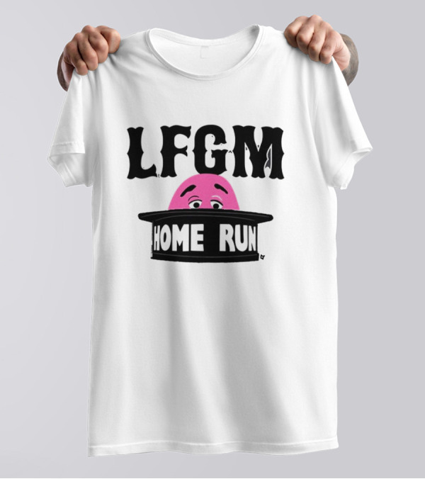 LFGM Grimace Home Run Hat Peeking T-Shirt