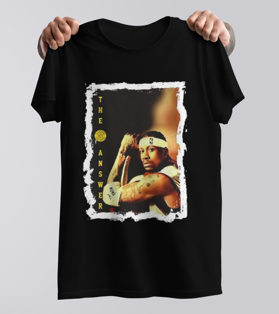 Allen Iverson The Answer Basketball Legend T-Shirt