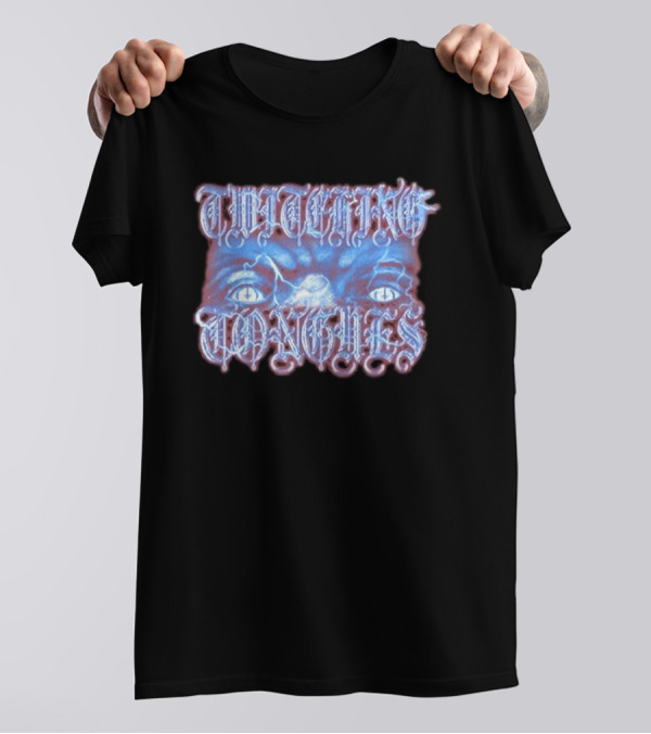 Twitching Tongues Eyes Alien Glare T-Shirt
