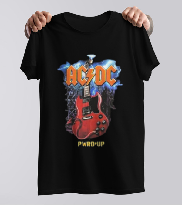 ACDC PWRD Up Angus Guitar Tour T-Shirt