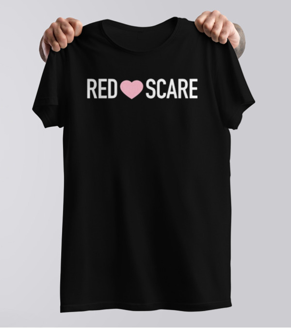 Anna Khachiyan Red Heart Scare T-Shirt