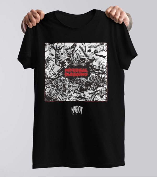 Internal Bleeding Maggot Stomp RWE Gruesome Zombie T-Shirt