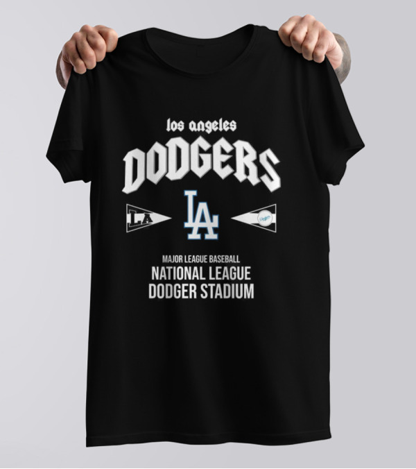 Los Angeles Dodgers LA National League Major League Baseball Dodger Stadium T-Shirt