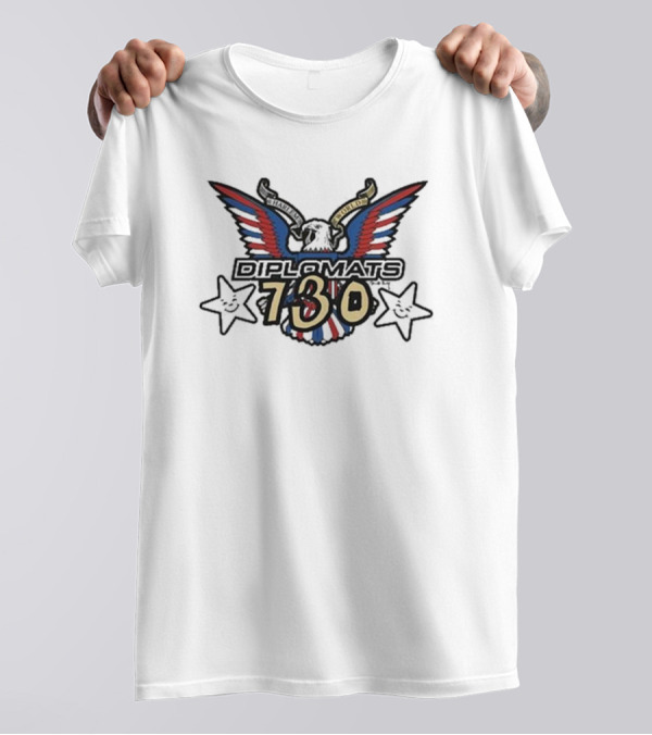 Harlem World Diplomats 730 Wings Stars Emblem T-Shirt