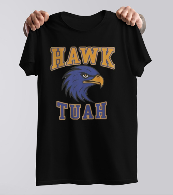 Hawk Tuah Team Spirit Blue Eagle T-Shirt