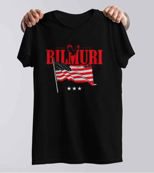 Bilmuri Corn Based Country Emo American Flag Stars Eagle T-Shirt