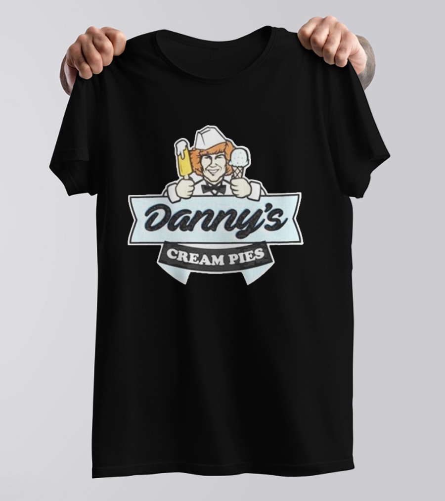 Danny Duncan Danny's Cream Pies Ice Cream Character T-Shirt