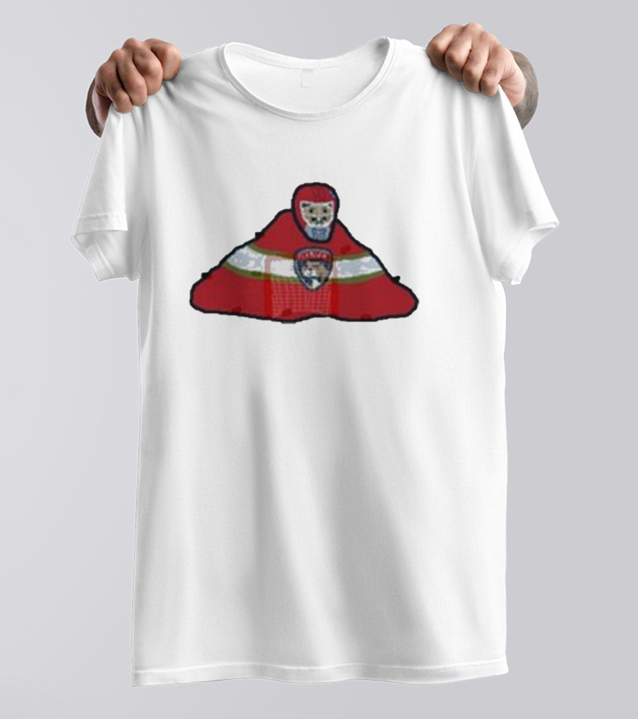 Florida Panthers Hockey Blob Sergei Bobrovsky T-Shirt