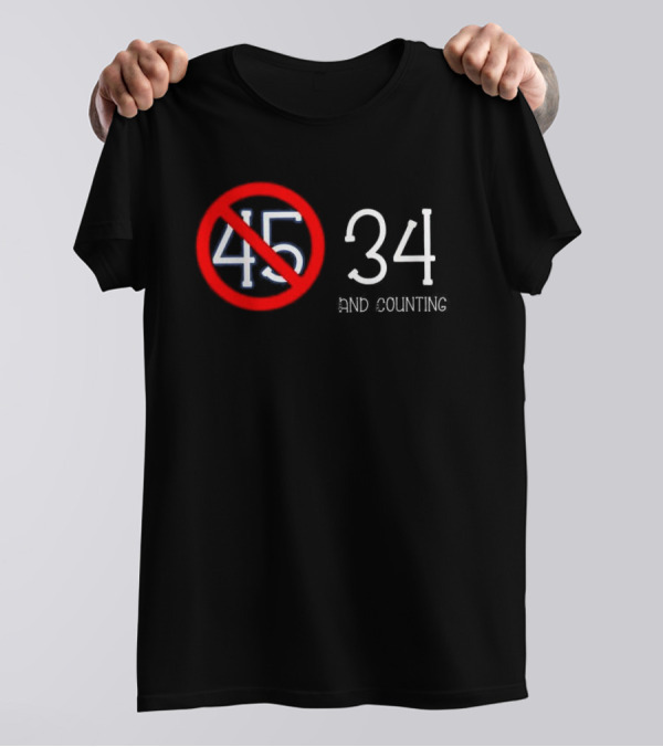 No 45 34 And Counting T-Shirt