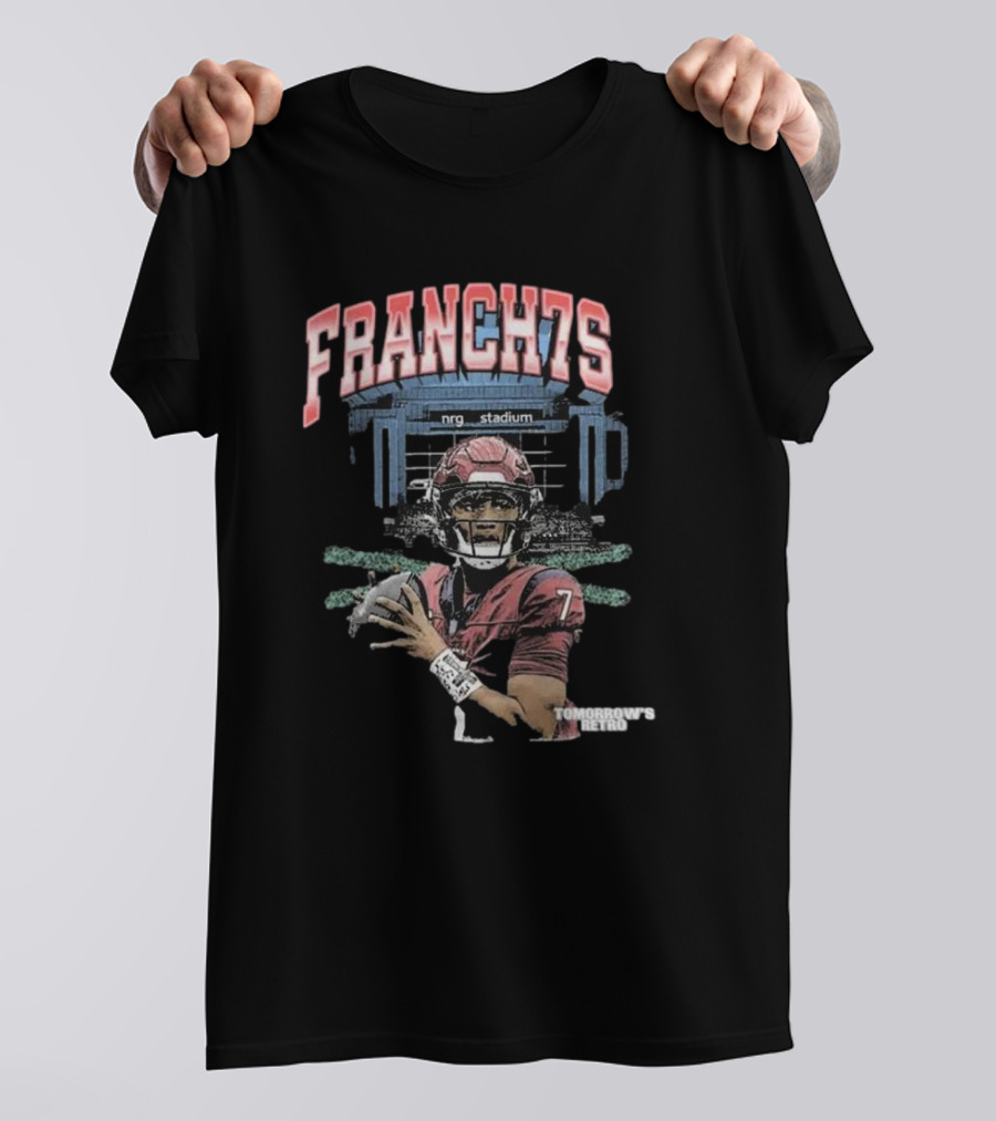 Houston Texans CJ Stroud Franchise 7 NRG Stadium Tomorrow’s Retro T-Shirt