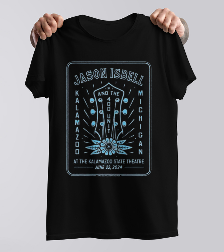 Jason Isbell And The 400 Unit Kalamazoo State Theatre Michigan June 22 T-Shirt