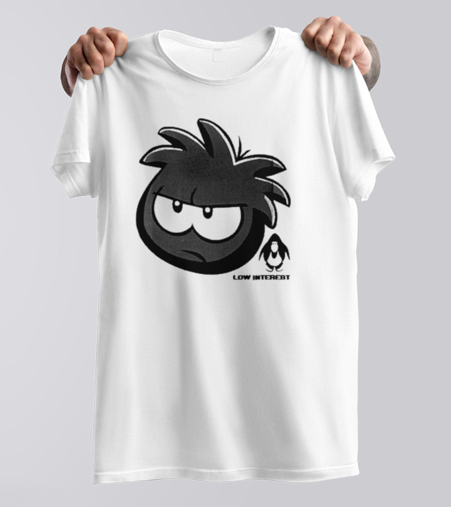 Club Penguin Low Interest Grumpy Puffle With Penguin T-Shirt
