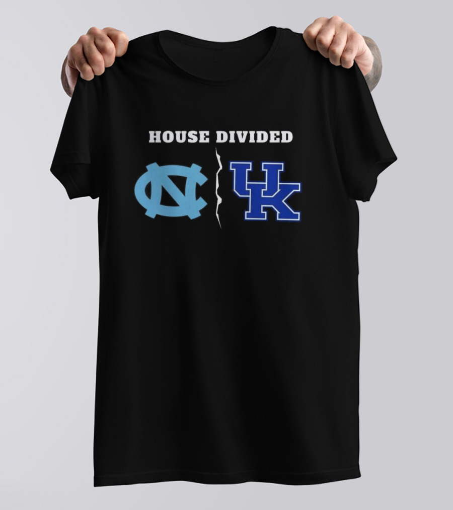 House Divided North Carolina Tar Heels Kentucky Wildcats T-Shirt