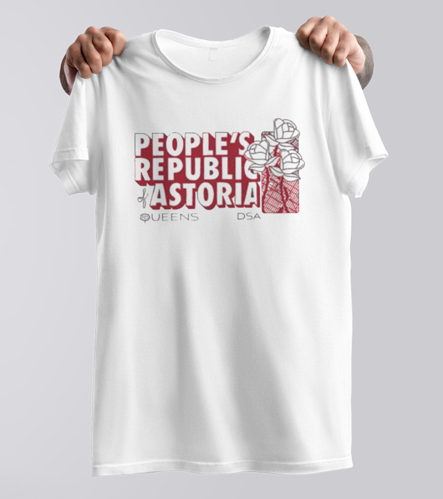 People’s Republic Of Astoria Queens DSA Roses T-Shirt