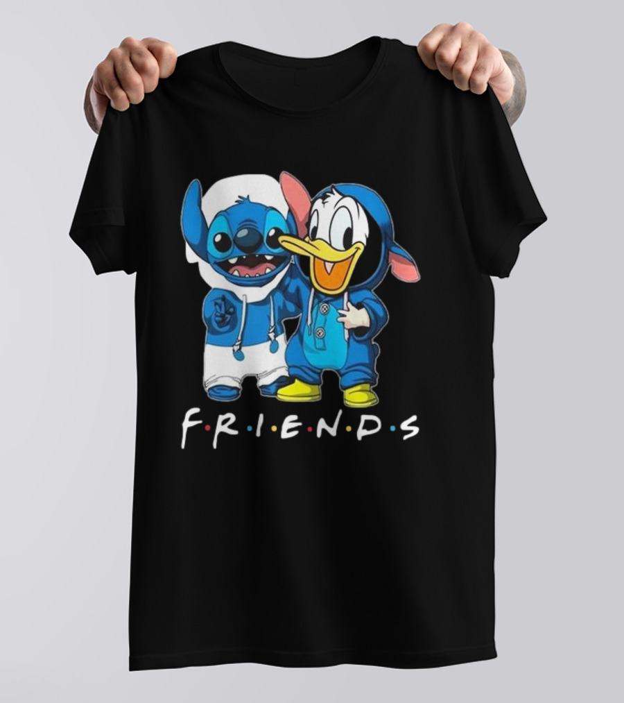 Friends Stitch And Donald Duck Disney Best Friends For Life T-Shirt