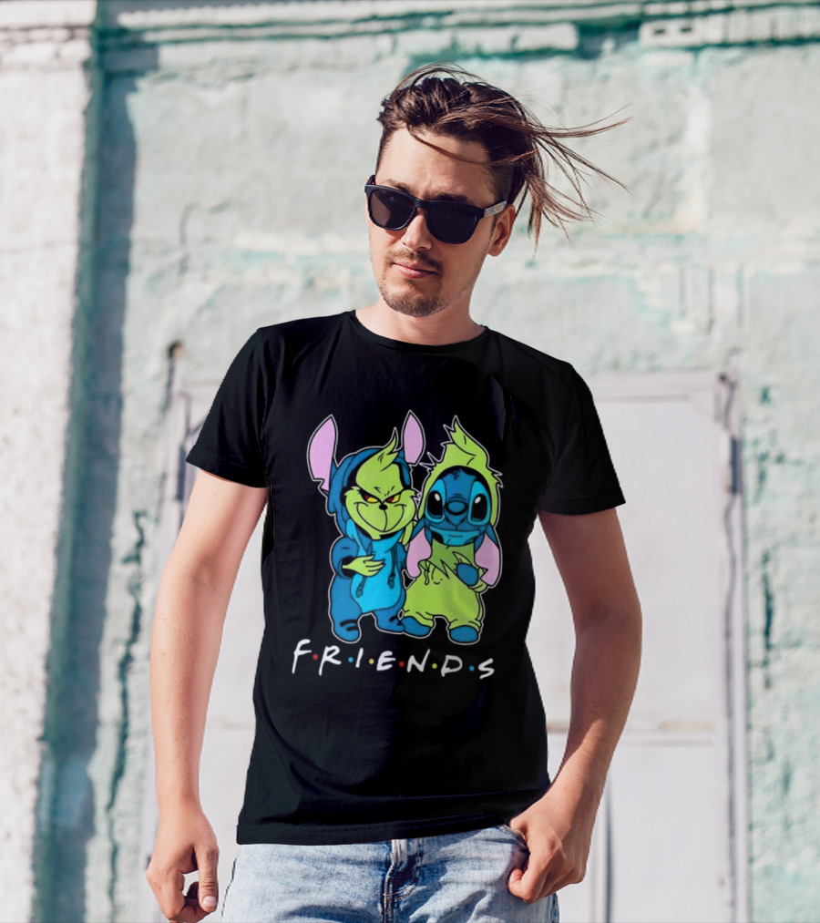 Stitch And Grinch Disney Friends Best Friends For Life T-Shirt