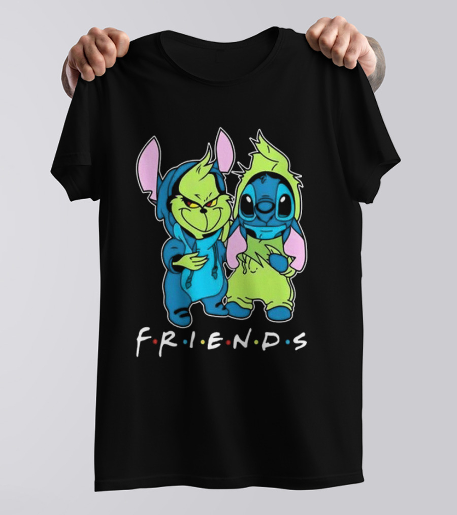 Stitch And Grinch Disney Friends Best Friends For Life T-Shirt