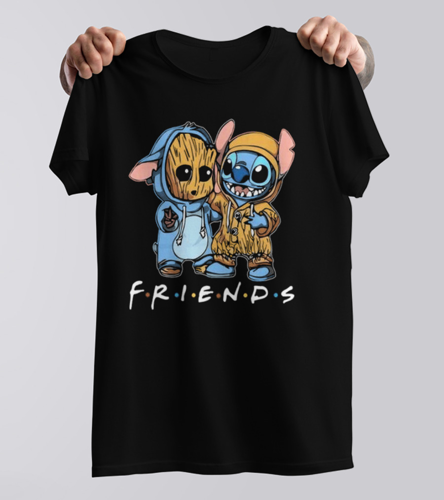 Stitch And Groot Disney Marvel Friends Best Buddies T-Shirt