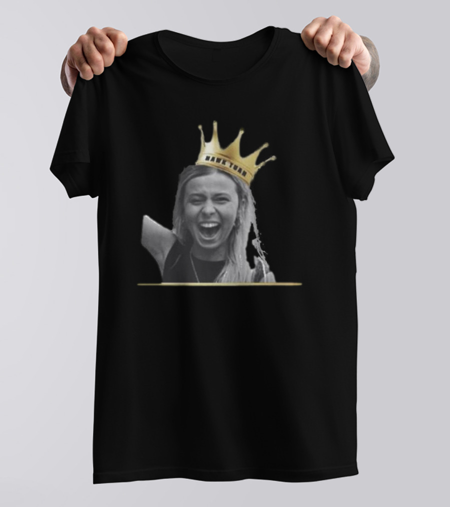 Hawk Tuah Crowned King Spit On That Thang 24 T-Shirt