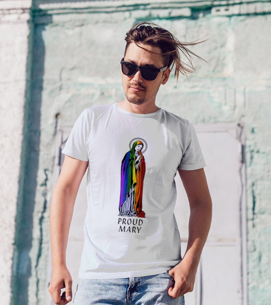 Proud Mary With Rainbow Pride Flag Colors T-Shirt