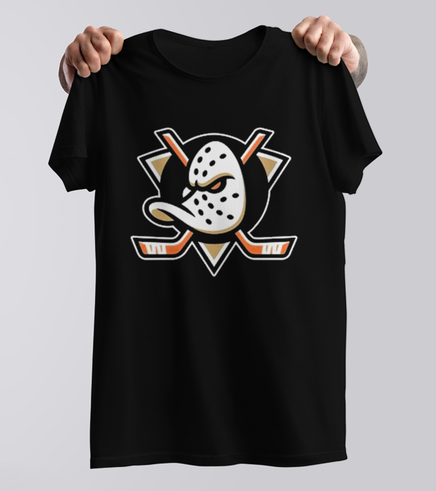 Anaheim Ducks Classic Hockey Mask Emblem Essential T-Shirt