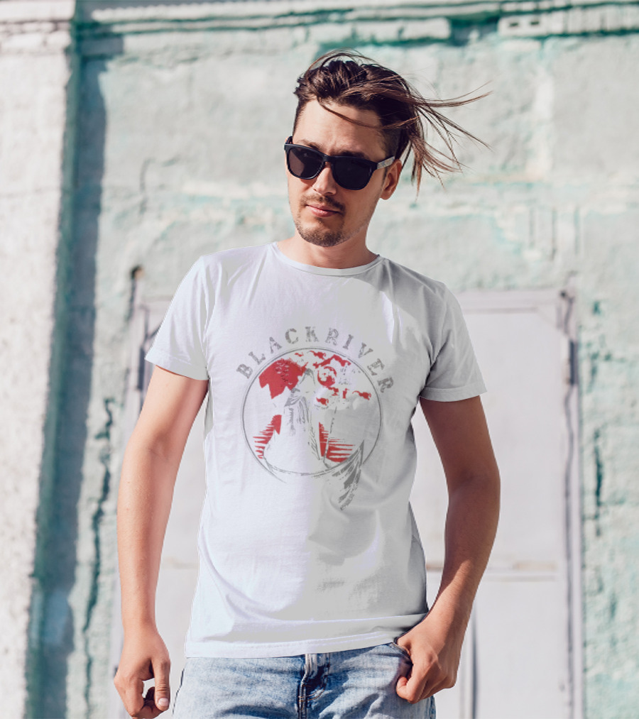 Blackriver The Ferryman Charon Mythology Circle T-Shirt