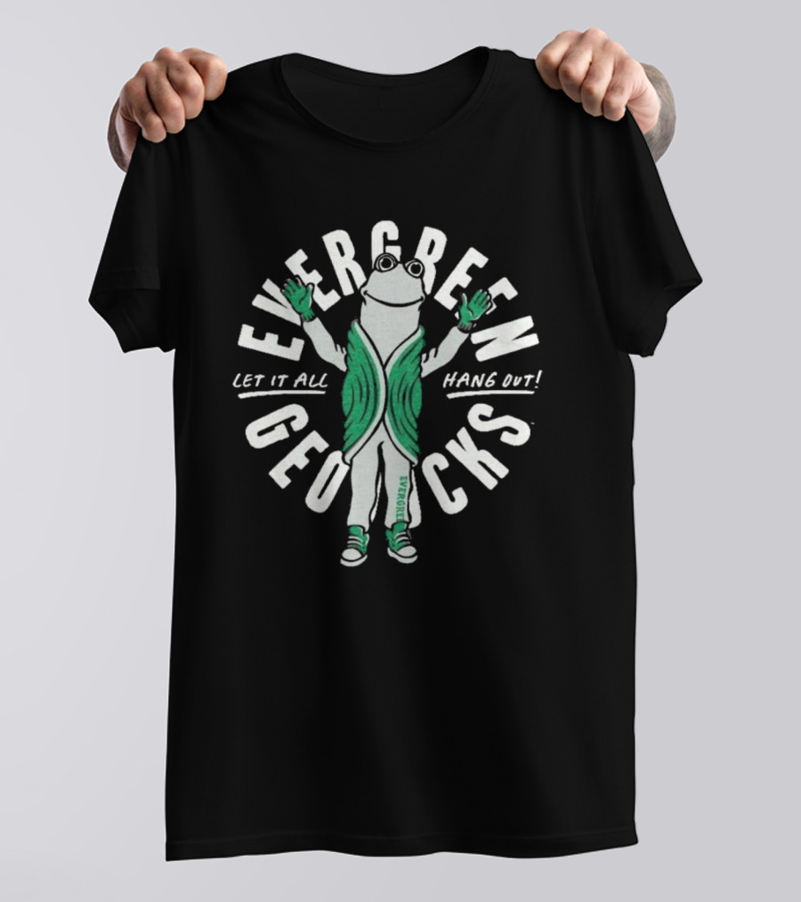Evergreen Geoducks Let It All Hang Out T-Shirt
