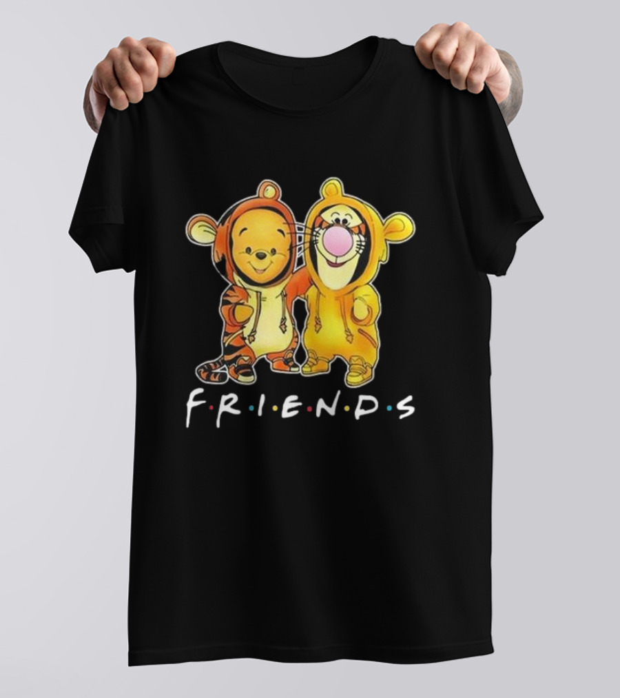 Winnie The Pooh Friends Tigger Style Hoodie Pals T-Shirt