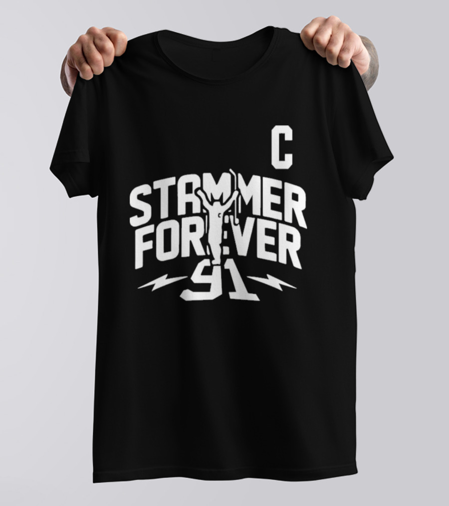 Stammer Forever 91 Hockey Captain Tribute Thank You Stammer T-Shirt