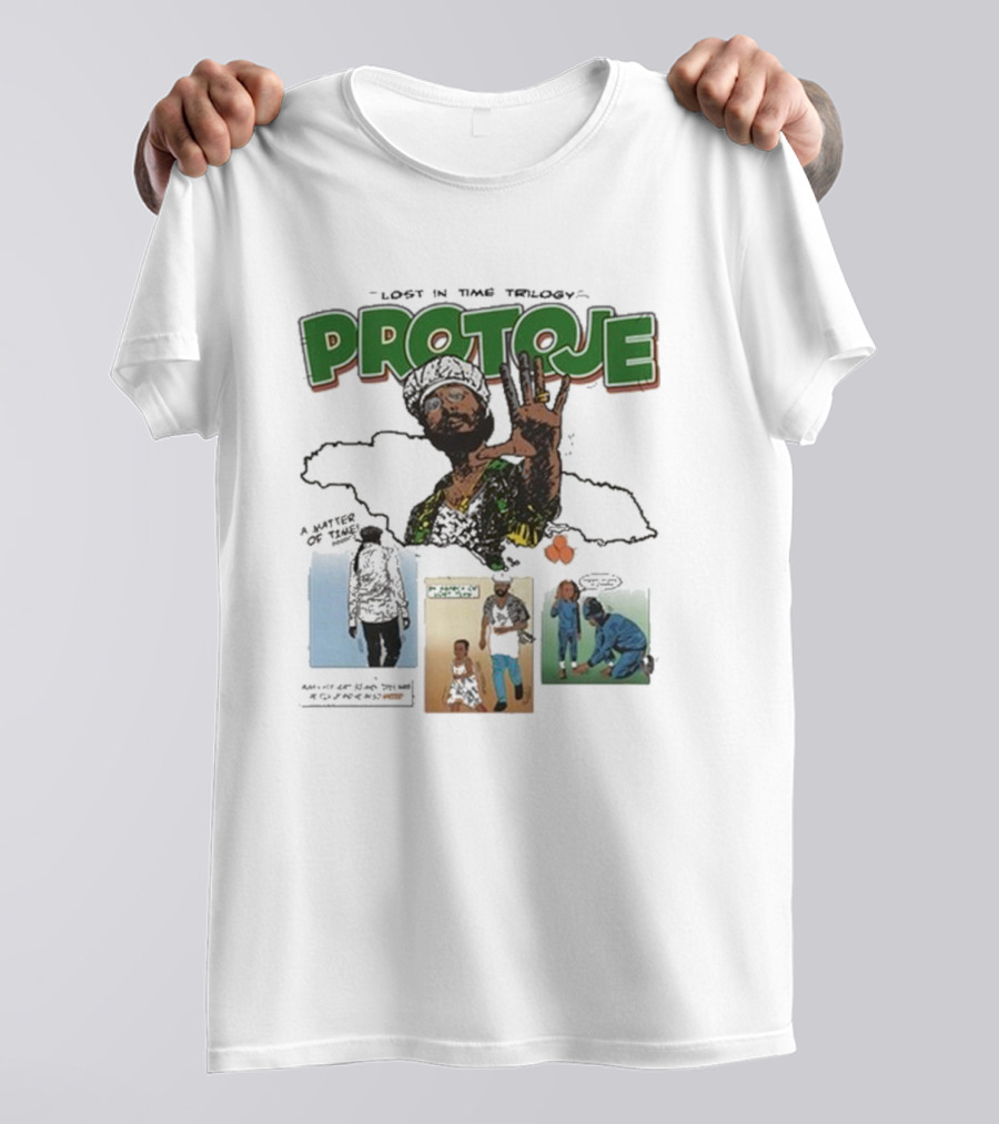 Protoje Lost In Time Trilogy Reggae Series Imagery And Covers T-Shirt