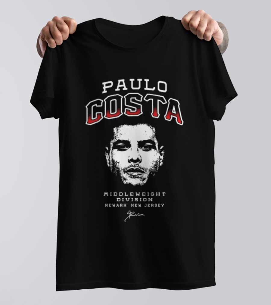 Paulo Costa Middleweight Division Newark New Jersey 302 Fight T-Shirt