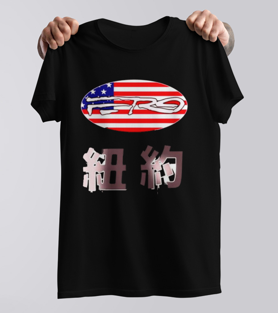 Awake NY Ferg American Flag Oval Logo T-Shirt