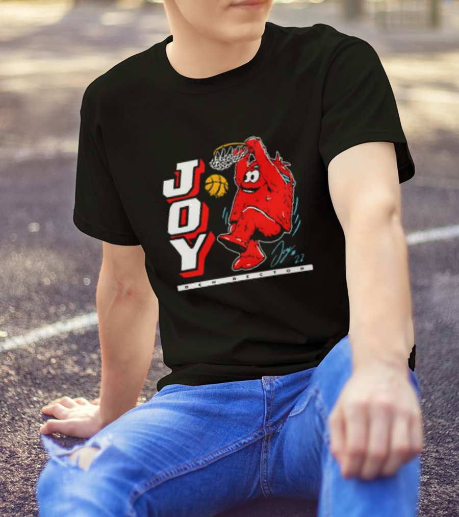 JOY Ben Rector Dunking Basketball Character T-Shirt