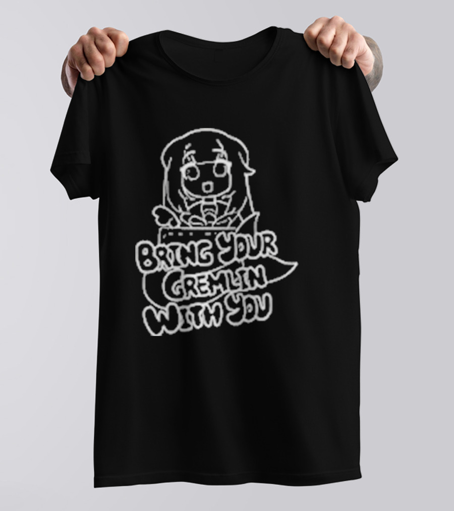 Bring Your Gremlin With You Anime Character Expression T-Shirt