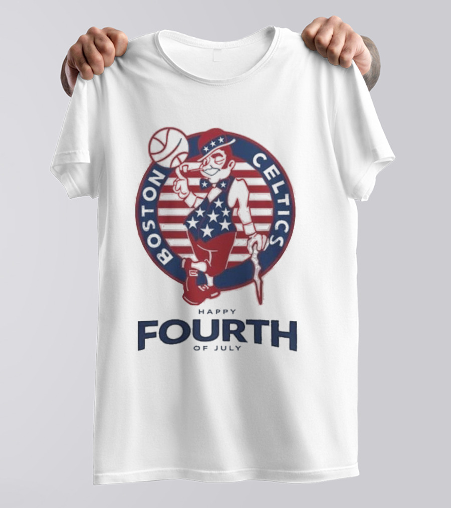 Boston Celtics Happy Fourth Of July T-Shirt