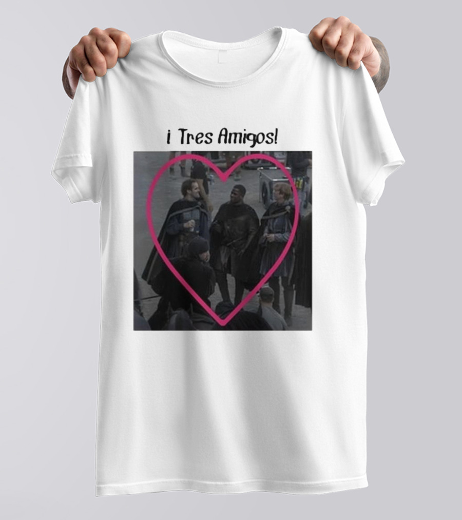Martyn Reyne I Tres Amigos Aegon’s Friends Heart Scene T-Shirt