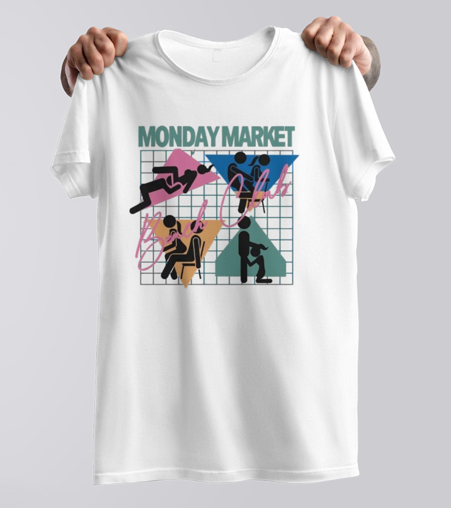 Monday Market Beach Club Geometric Leisure T-Shirt