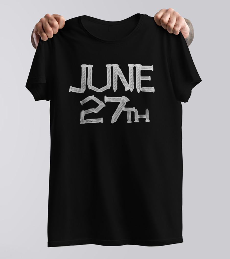 Rip DJ Screw June 27th Screwed Nail Text T-Shirt