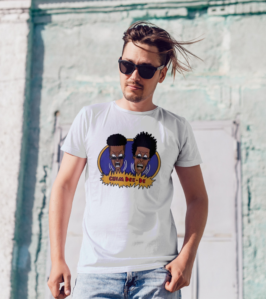 Chim Dee-De Beavis And Butt-Head Cartoon Characters With Bold Expressions T-Shirt
