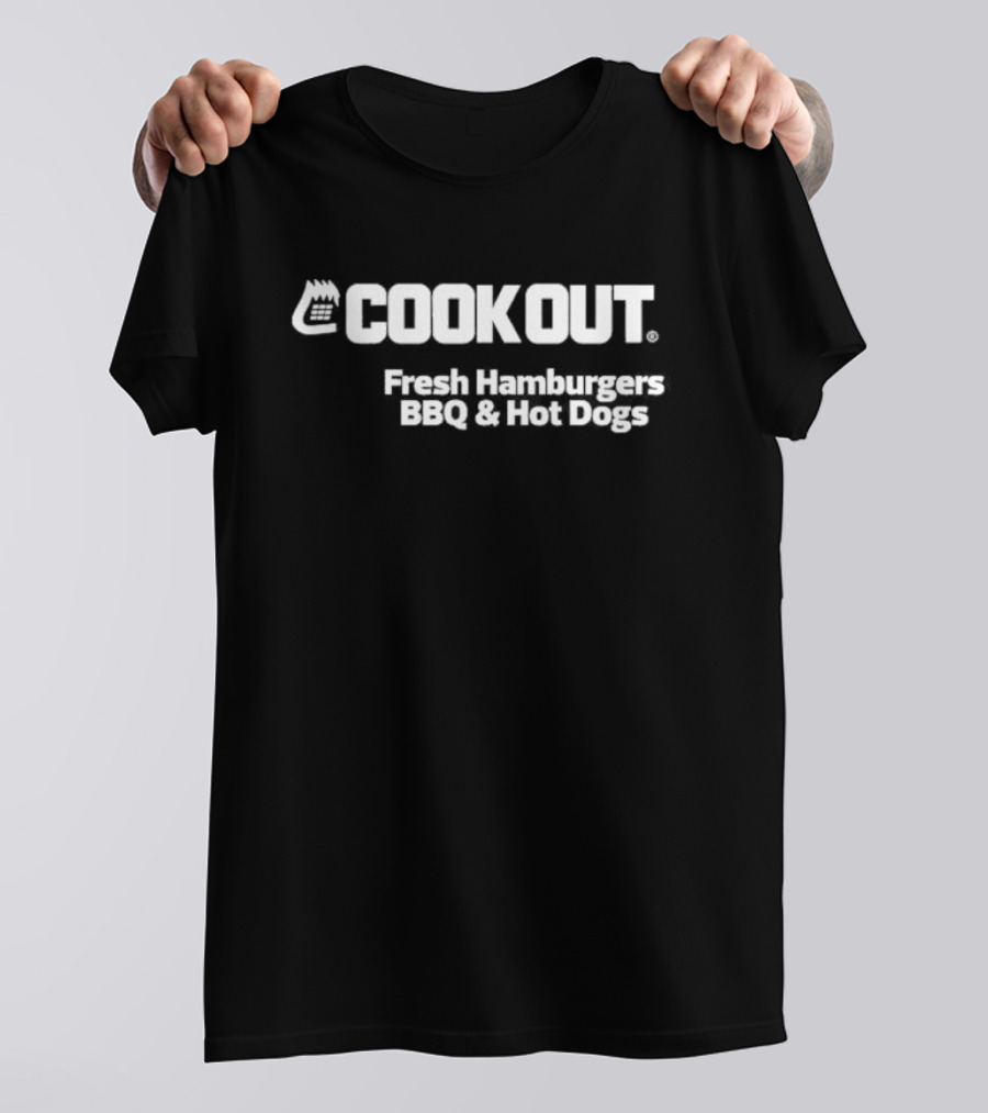 Cook Out Fresh Hamburgers BBQ And Hot Dogs T-Shirt