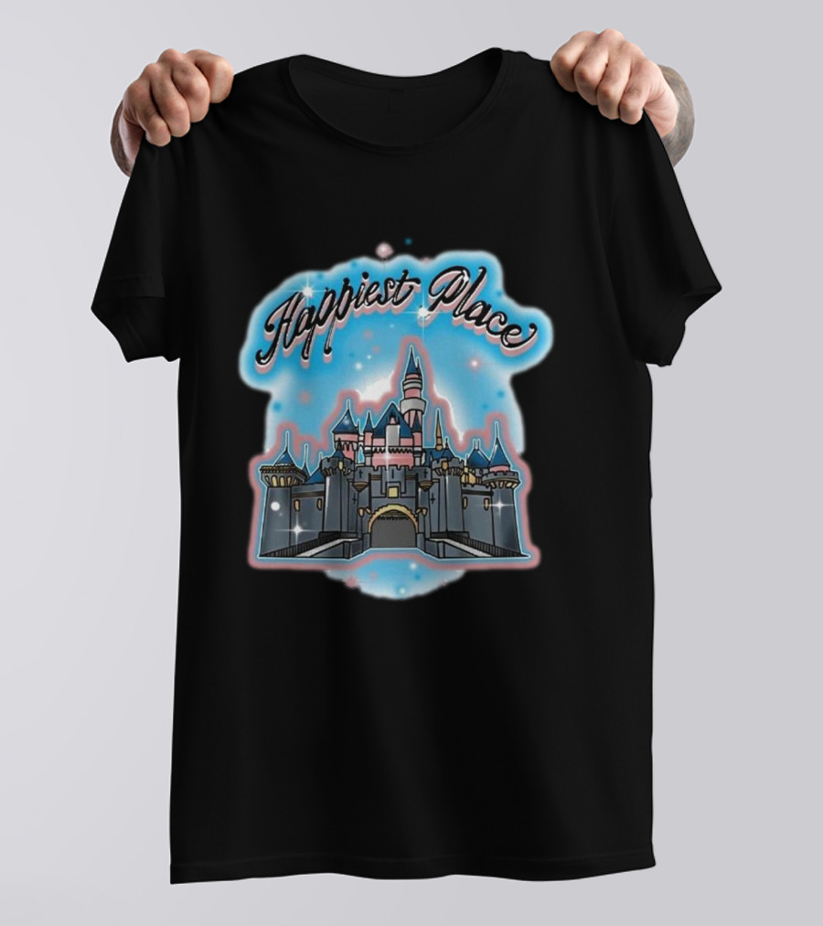 Happiest Place Rope Drop Threads Castle T-Shirt