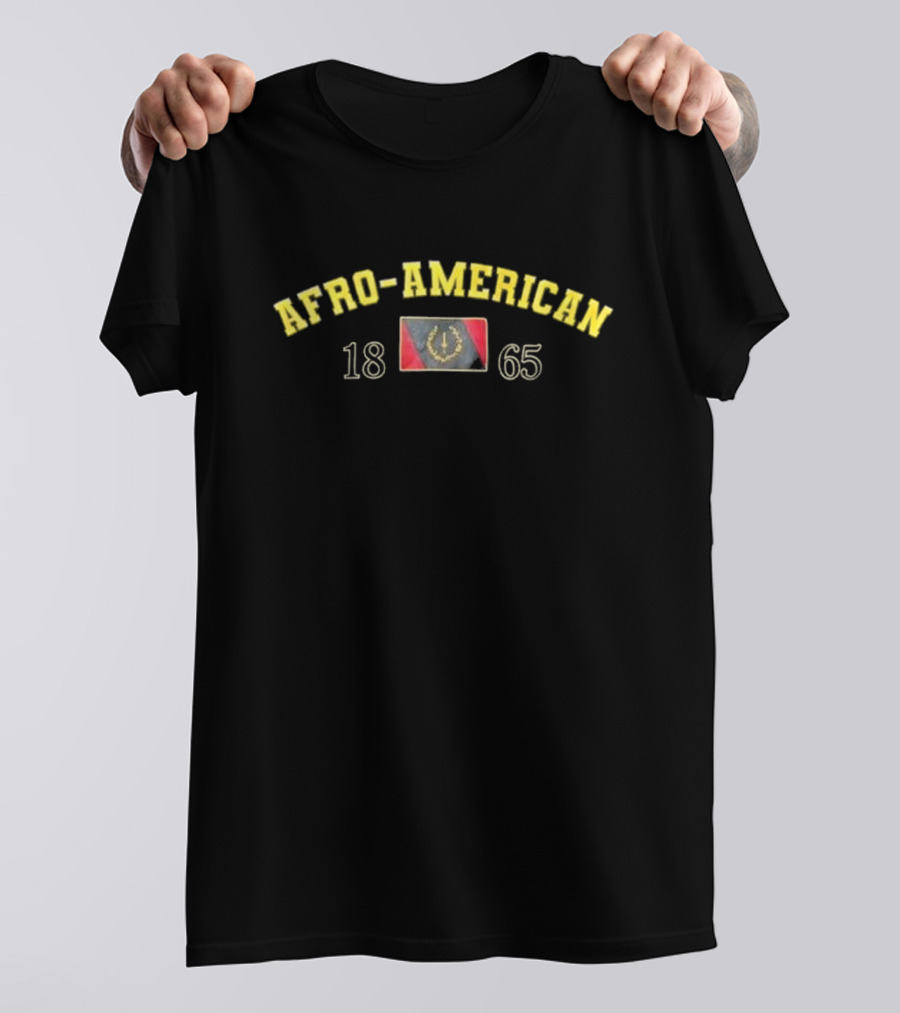 Afro-American 1865 Heritage Flag T-Shirt