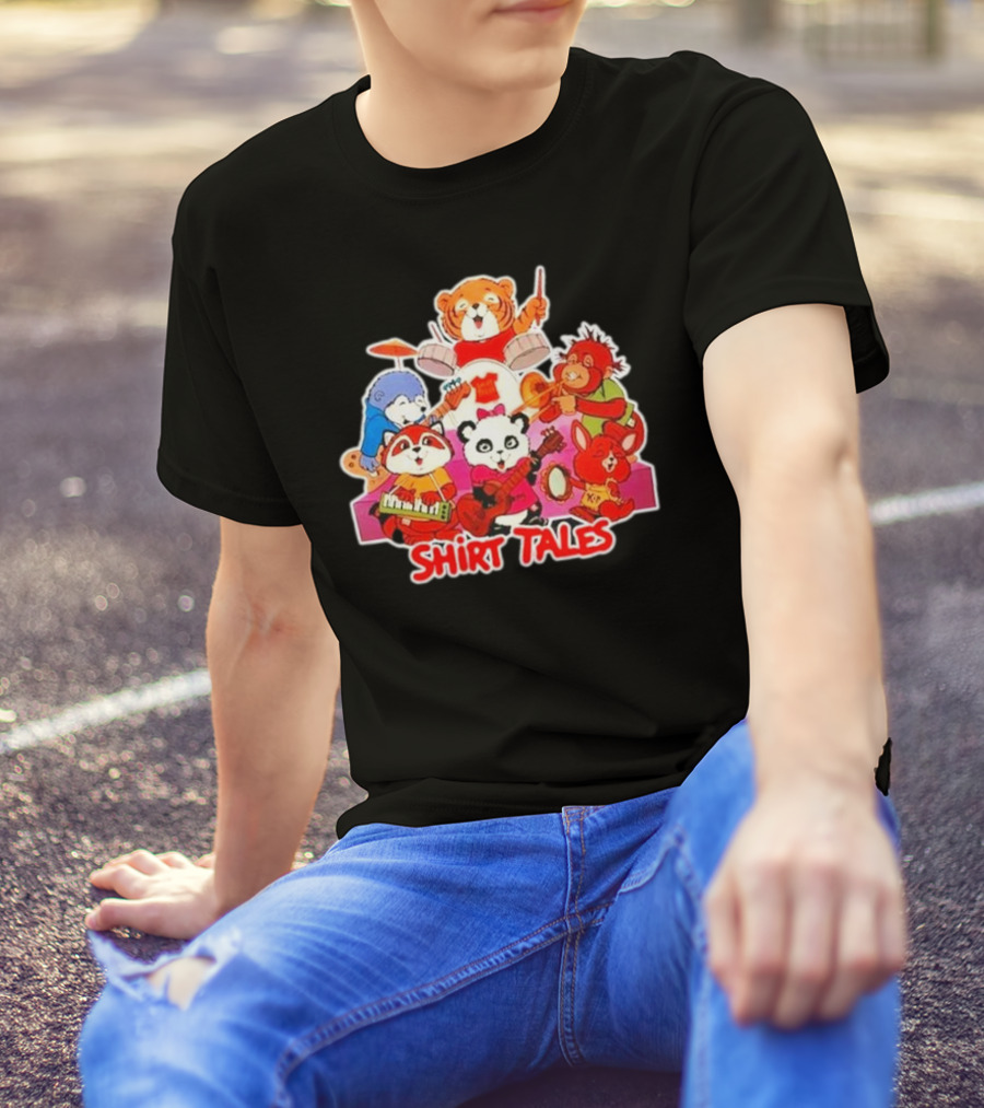 Shirt Tales Band Tribute Kids 80s Music Adventure T-Shirt
