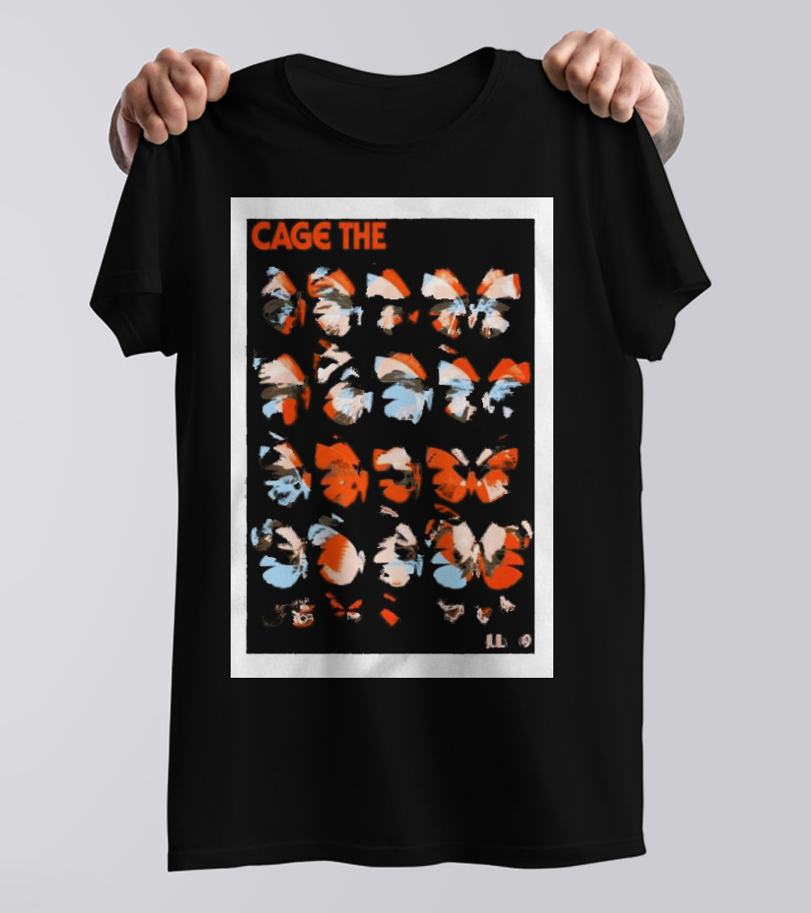 Cage The Elephant Butterfly Pattern Isleta Amphitheater Albuquerque July 9 T-Shirt